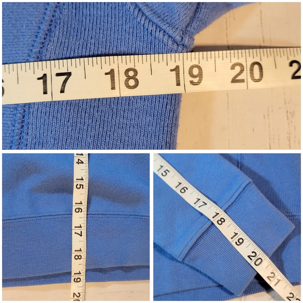 Champion Reverse Weave Vintage Y2K Heavy Light Blue Crewneck Sweatshirt Size XS - Picture 15 of 15